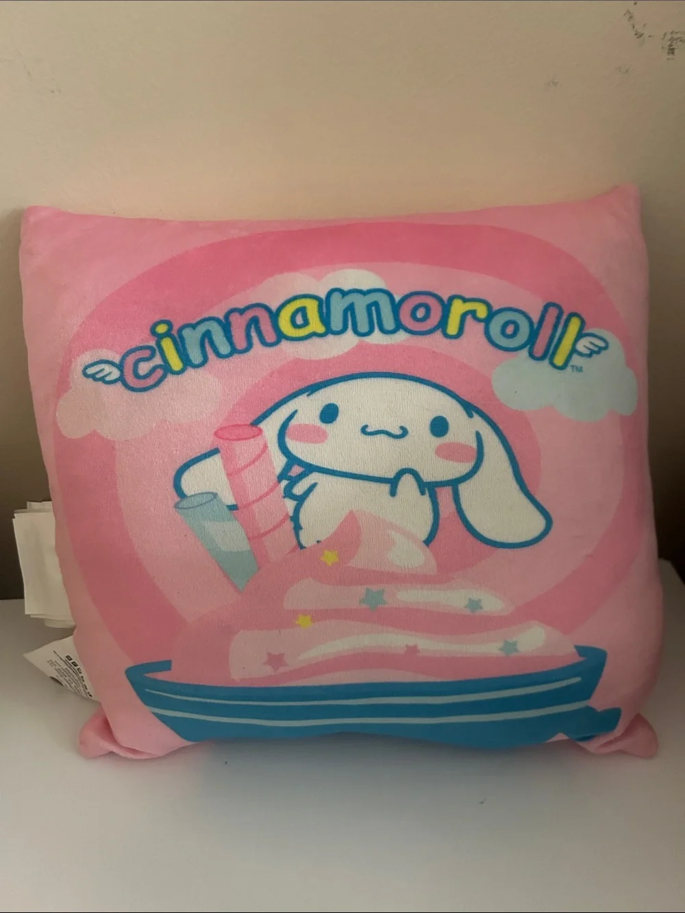 Sanrio Cinnamoroll Pink and Blue Decorative Pillow